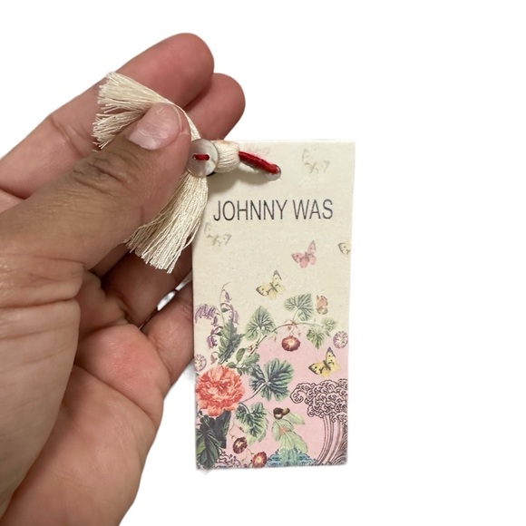 Johnny Was White Multi Floral Embroidered tunic Sz M - Picture 3 of 8